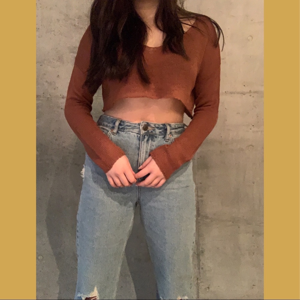 Cropped sweater